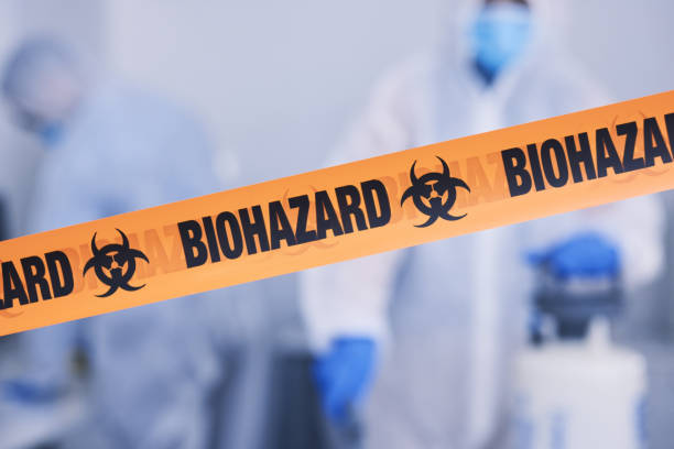 Professional Blood Cleanup technician working in Windsor, NC